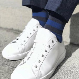 Swole Panda - gestreepte sokken - charcoal 37-40 from Lotika