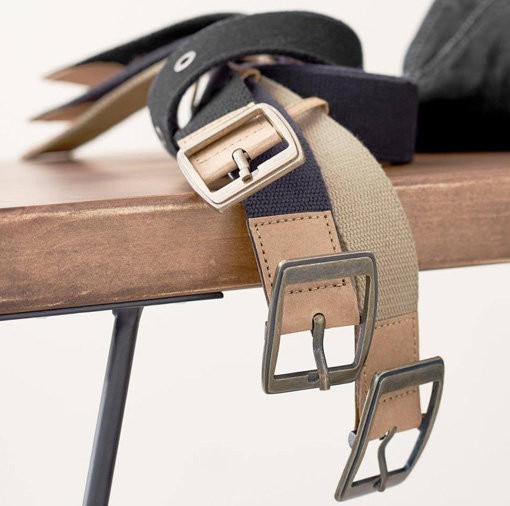 Vegan riem beige - mt 75 from Lotika