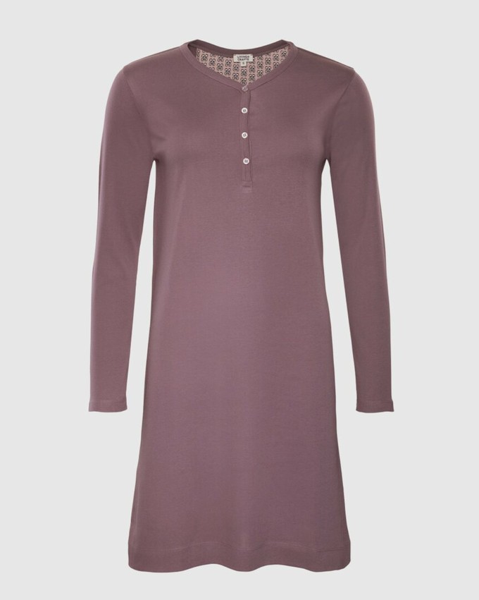 Living Crafts nachthemd katoen Vasara – mauve from Lotika
