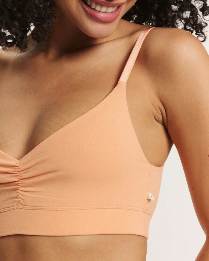 Tranquillo bralette Nolaa Tencel - Peach from Lotika
