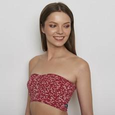 Bandeau bio-katoen red florecita - mt S via Lotika