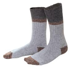 Living Crafts sokken wol met katoen Patrice - stone grey via Lotika