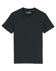 Daan T-shirt biologisch katoen black via Lotika