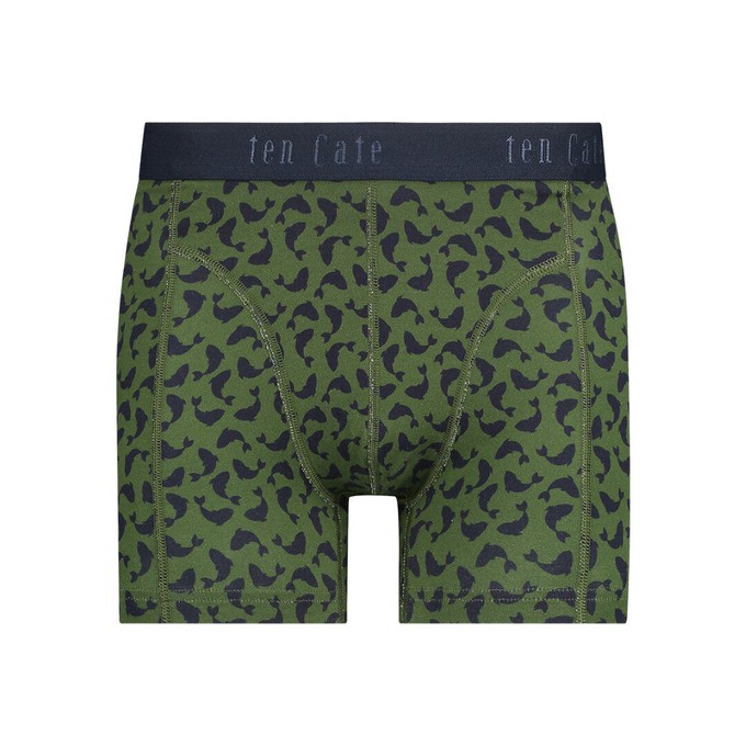 Ten Cate boxershorts biologisch katoen 2 - happy fish olive from Lotika