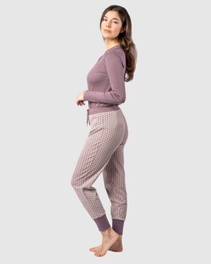Living Crafts pyjamabroek dames Aveline - mauve from Lotika