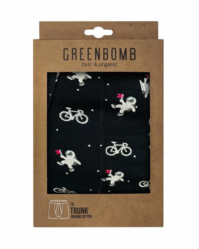 Greenbomb boxershort bike space - zwart from Lotika