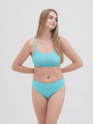 Living Crafts slips biologisch katoen 3-pack - lagoon - XL from Lotika