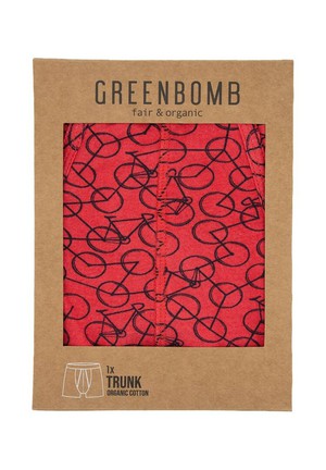 Greenbomb boxershort bike wheels - red from Lotika