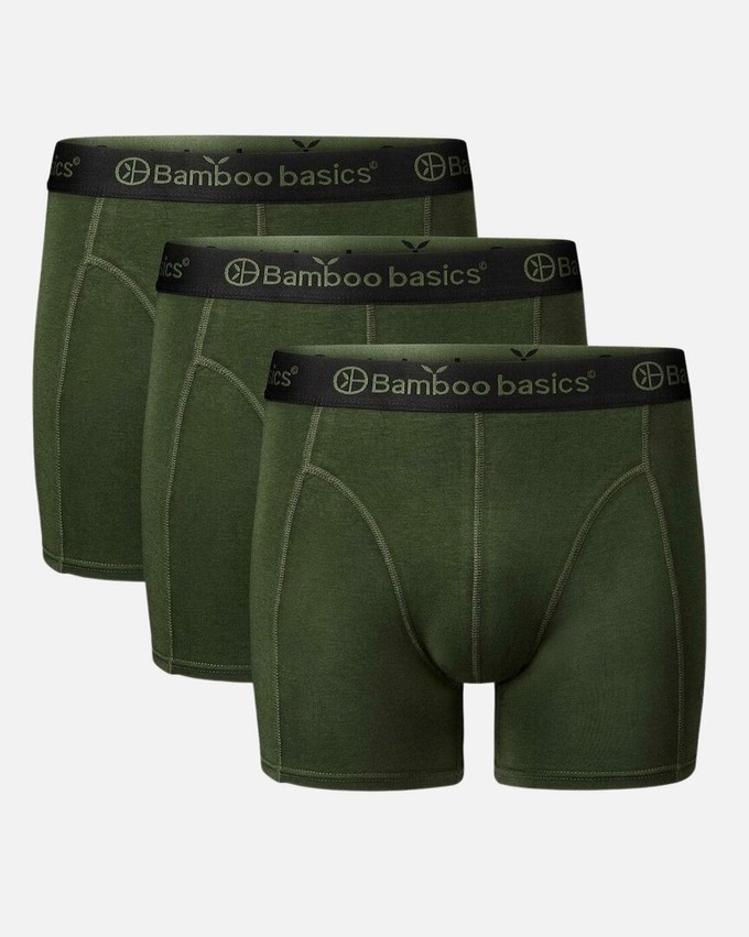 Bamboo Basics bamboe boxershorts Rico – green from Lotika Bamboo Basics bamboe boxershorts Rico – green from Lotika