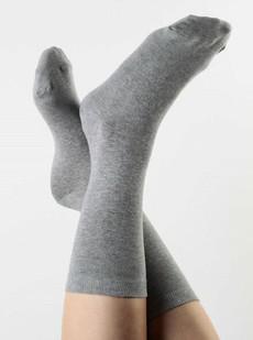 Bio katoenen grijze sokken Albero van Lotika