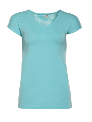 Pyjama T-shirt dames korte mouw - lagoon from Lotika