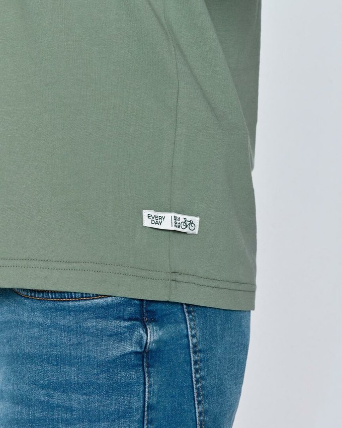 Greenbomb T-shirt heren luiaard op racefiets - groen from Lotika