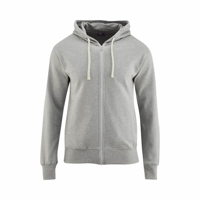 Living crafts vest Cameron grijs gemêleerd - maat S from Lotika