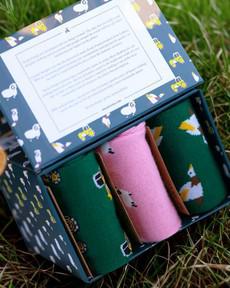 Swole Panda - heren sokken giftbox - boerderij via Lotika