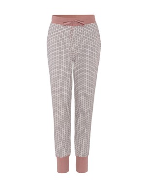 Living Crafts dames pyjamabroek Aveline – chalk dried rose from Lotika