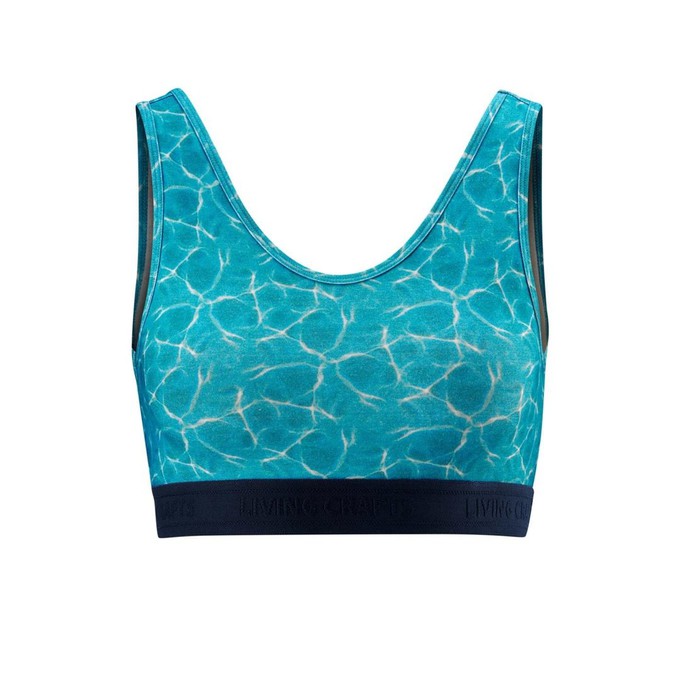 Living Crafts sportbustier bh - water from Lotika