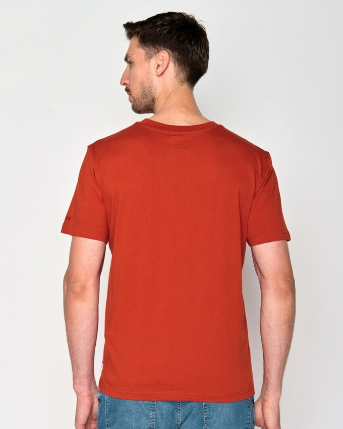 Greenbomb T-shirt heren bike - clay red from Lotika