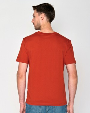 Greenbomb T-shirt heren bike - clay red from Lotika