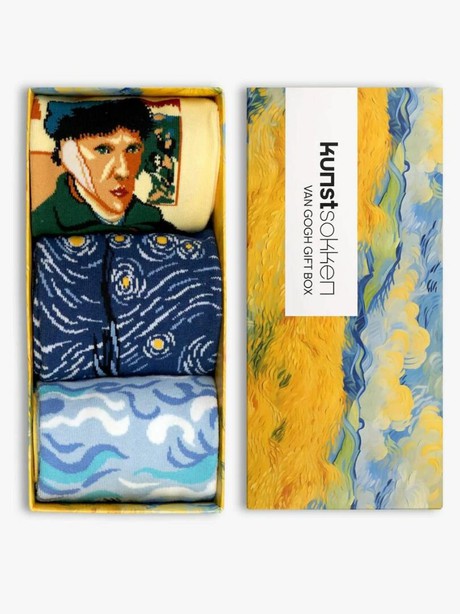 Vincent van Gogh sokken giftbox maat 36-40 from Lotika
