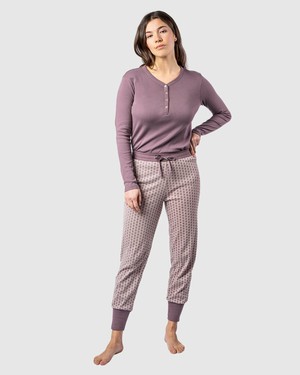 Living Crafts pyjamabroek dames Aveline - mauve from Lotika