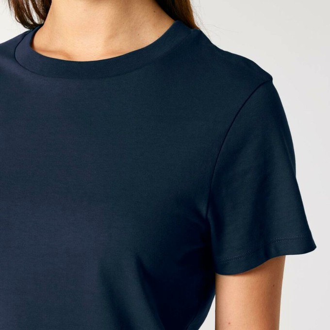 Saar T-shirt dames biologisch katoen - navy from Lotika