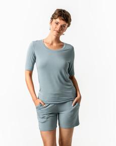 Living Crafts dames pyjamaset modal Arima – deep aqua via Lotika