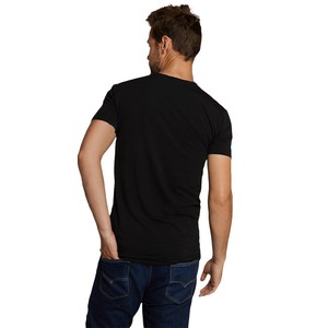 Bamboe T-Shirt v-hals Velo 2-pack – zwart from Lotika