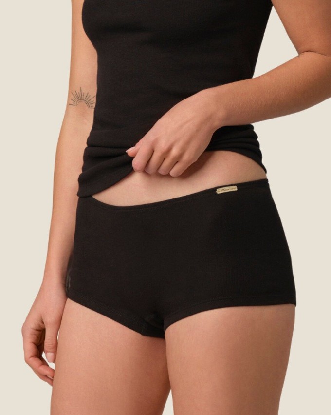 Comazo dames hipster 100% katoen – zwart from Lotika