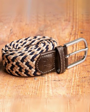 Swole Panda - elastische riem zig zag - beige navy from Lotika