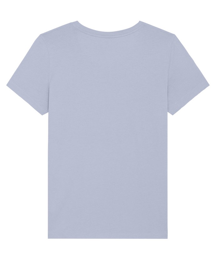 Yara T-shirt dames biologisch katoen - serene blue from Lotika