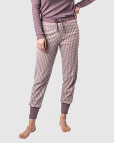 Living Crafts pyjamabroek dames Aveline - mauve via Lotika