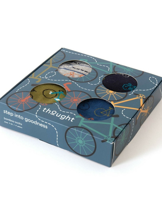 Thought sokken heren cadeaudoos multi bike from Lotika