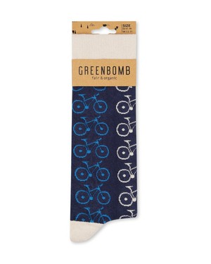 Greenbomb herensokken bike - navy from Lotika