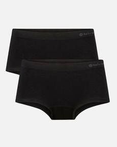 Bamboe hipster naadloos Sophie 2-pack - zwart via Lotika