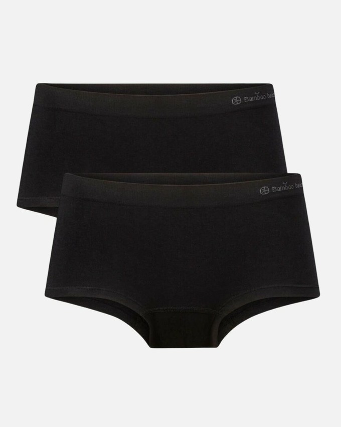 Bamboe hipster naadloos Sophie 2-pack - zwart from Lotika Bamboe hipster naadloos Sophie 2-pack - zwart from Lotika