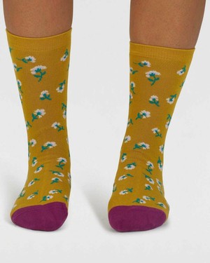 Thought damessokken giftbox bloemen en vogels from Lotika