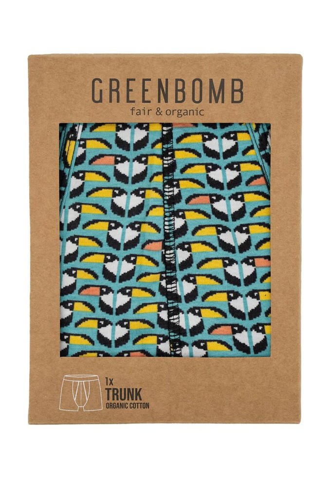 Greenbomb boxershort toekans from Lotika