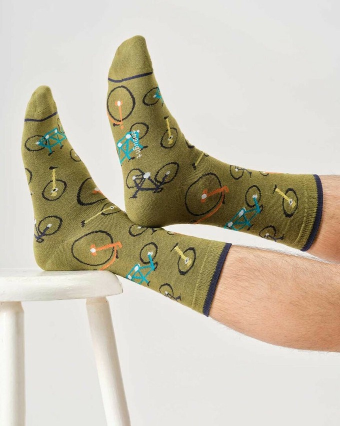 Thought sokken heren cadeaudoos multi bike from Lotika