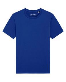 Daan T-shirt biologisch katoen worker blue via Lotika