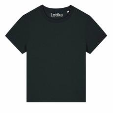 Saar T-shirt dames biologisch katoen - zwart via Lotika