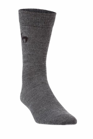 Apu Kuntur wollen alpaca sokken effen grijs from Lotika