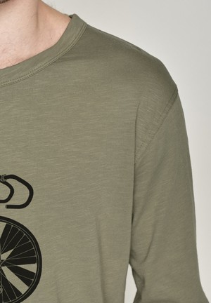 Greenbomb shirt - bike road junkie light khaki - maat XL from Lotika