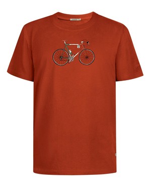Greenbomb T-shirt heren bike - clay red from Lotika