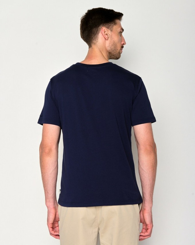 Greenbomb T-shirt heren bike gravel - navy from Lotika