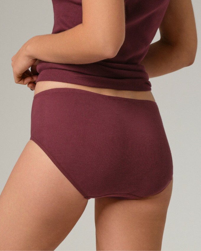 Comazo dames slip 100% katoen – burgundy from Lotika