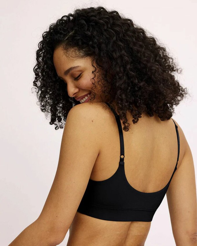 Tranquillo bralette bh Tencel zwart from Lotika