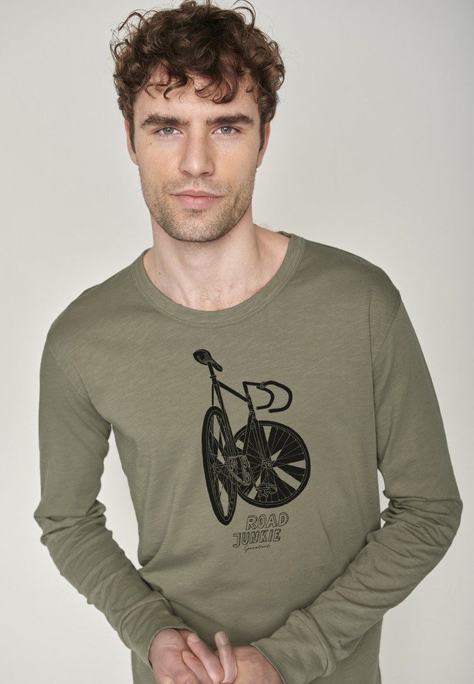 Greenbomb shirt - bike road junkie light khaki - maat XL from Lotika