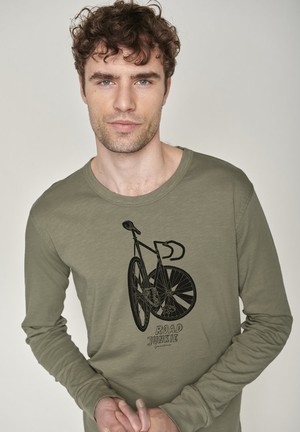 Greenbomb shirt - bike road junkie light khaki - maat XL from Lotika
