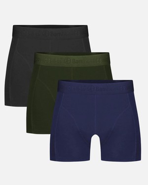 Bamboo Basics bamboe boxershorts Rico - groen - navy - zwart from Lotika