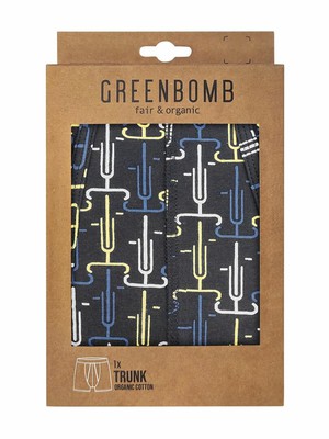 Greenbomb boxershort bike bond - navy mt S from Lotika
